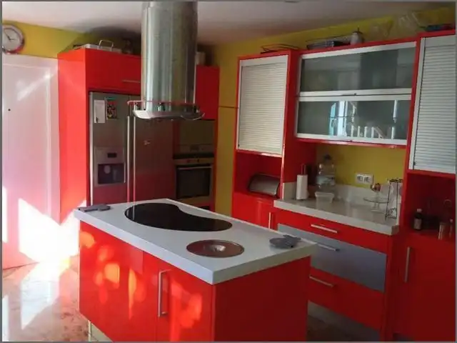 Küche von Haus oder Chalet zum Verkauf in Mijas mit Klimaanlage, Heizung und Privatgarten