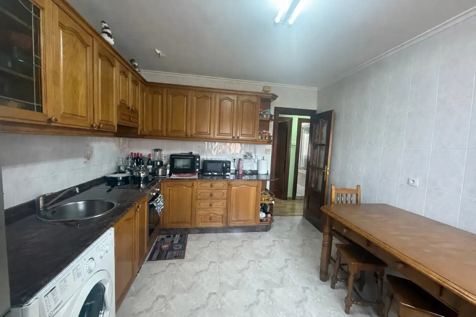 Kitchen of Flat for sale in Avilés  with Heating, Private garden and Parquet flooring