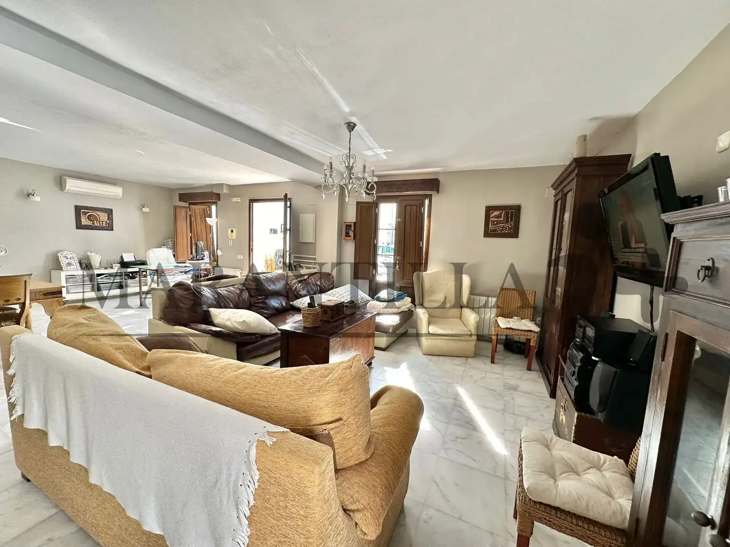 Sala de estar de Casa o chalet en venta en La Antilla con Jardín privado, Terraza y Trastero