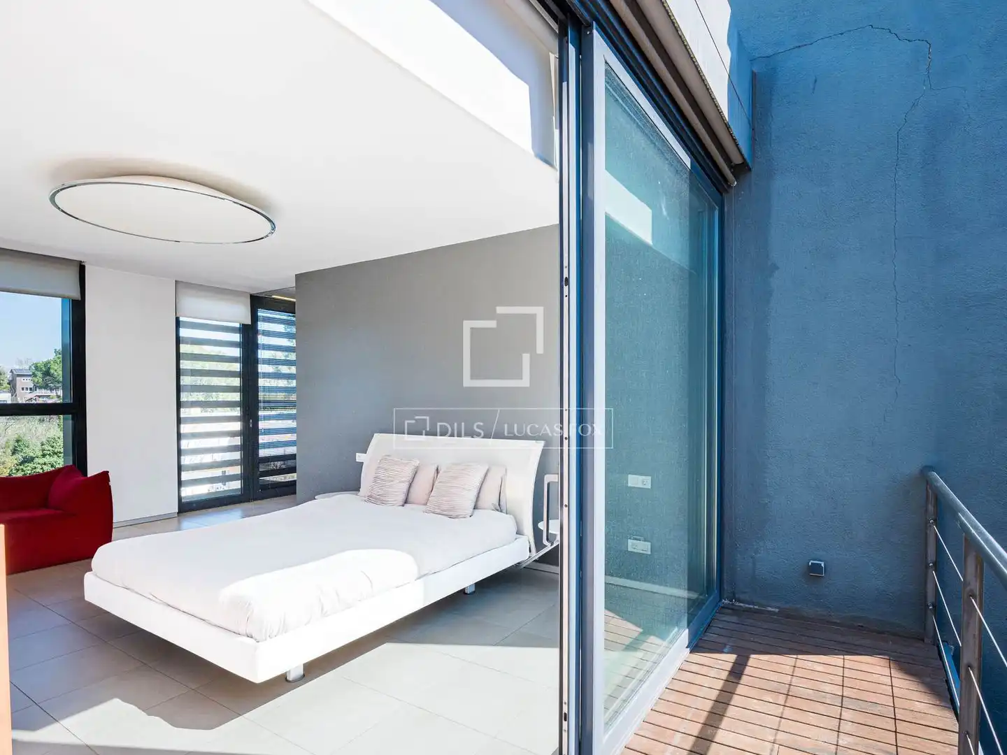 Dormitori de Casa o xalet en venda en Sant Cugat del Vallès amb Aire condicionat, Calefacció i Terrassa