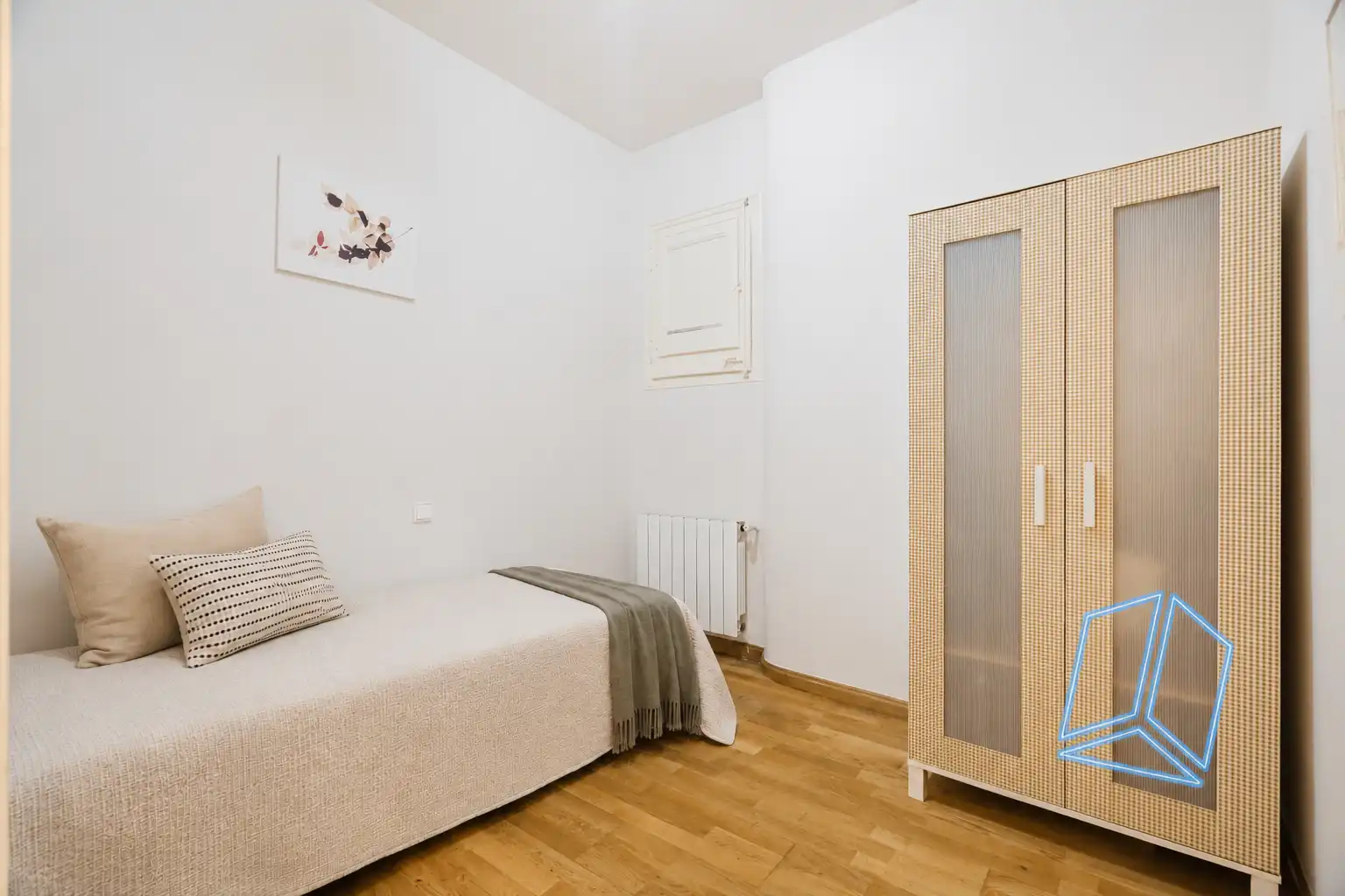 Bedroom of Flat for sale in Barcelona  with Balcony