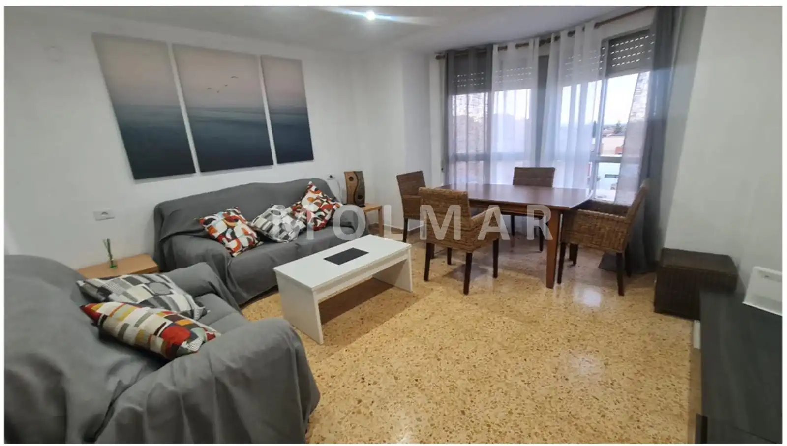 Sala d'estar de Pis en venda en Sueca amb Moblat