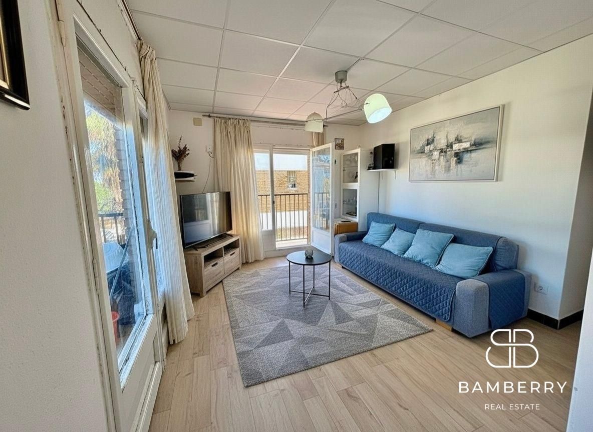 Living room of Flat for sale in Castelldefels  with Private garden