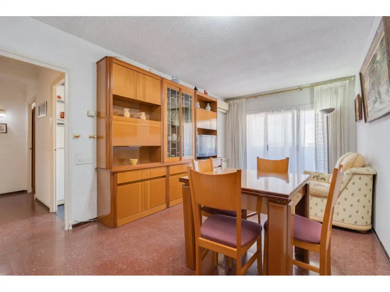Dining room of Attic for sale in Terrassa  with Heating, Parquet flooring and Terrace