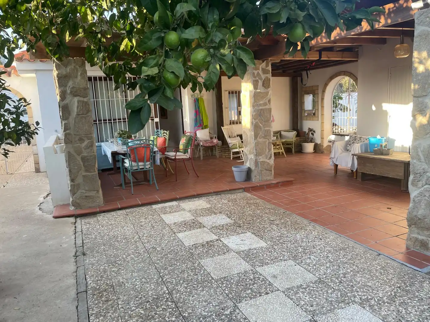 Terraza de Casa o chalet en venta en Sanlúcar de Barrameda con Jardín privado, Piscina y Internet