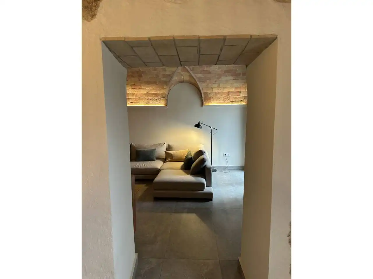 Sala de estar de Finca rústica en venta en Palamós con Aire acondicionado, Jardín privado y Parquet