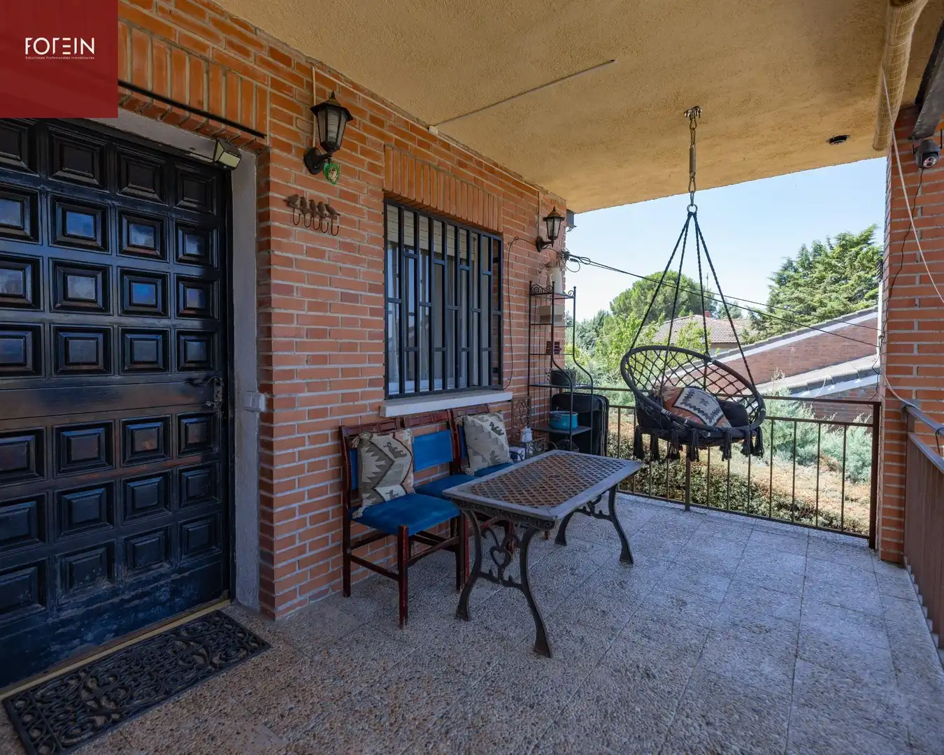 Terraza de Casa o chalet en venta en El Casar con Aire acondicionado, Calefacción y Jardín privado