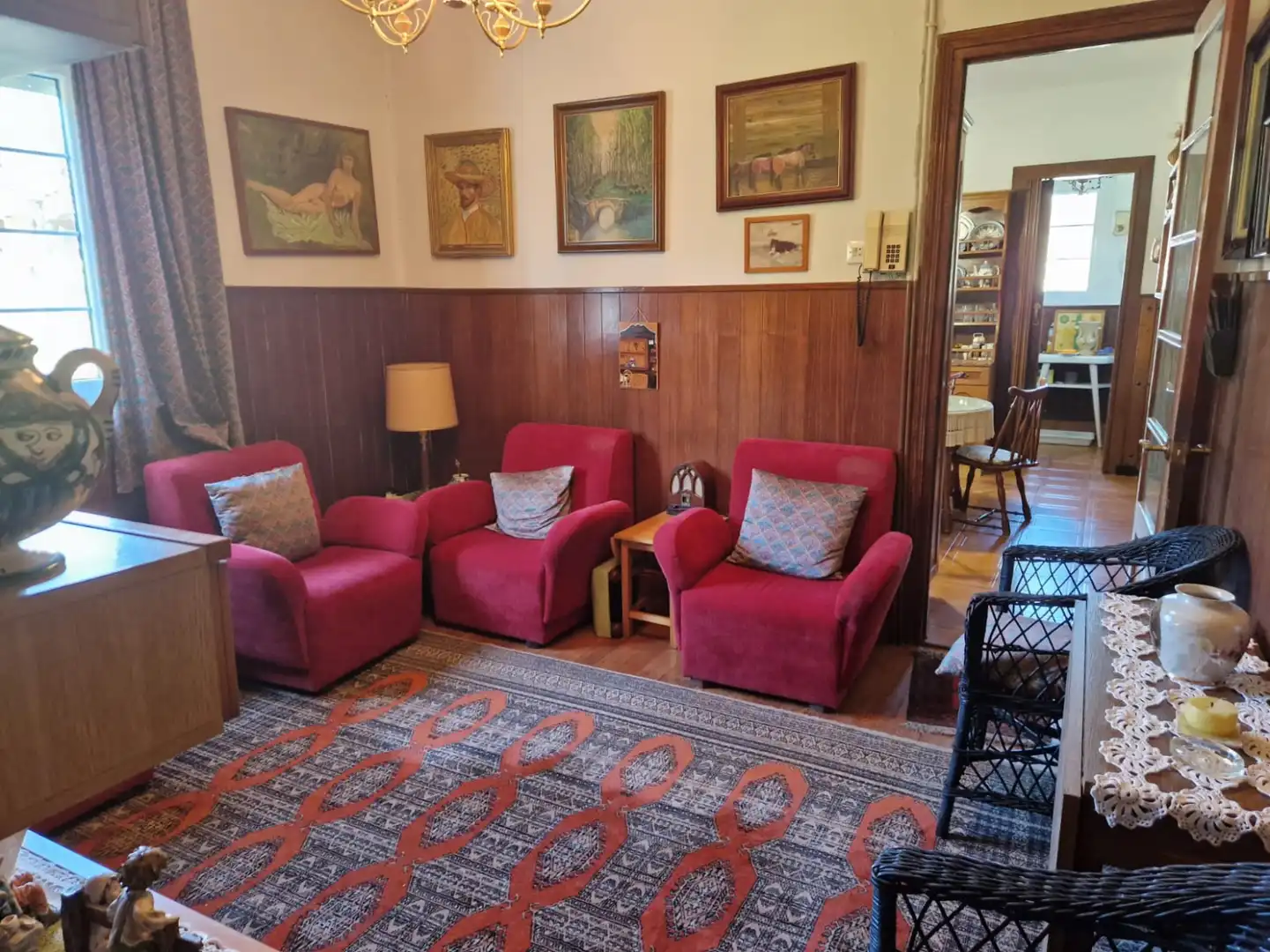 Sala d'estar de Casa o xalet en venda en Castrillón amb Calefacció, Terrassa i Traster