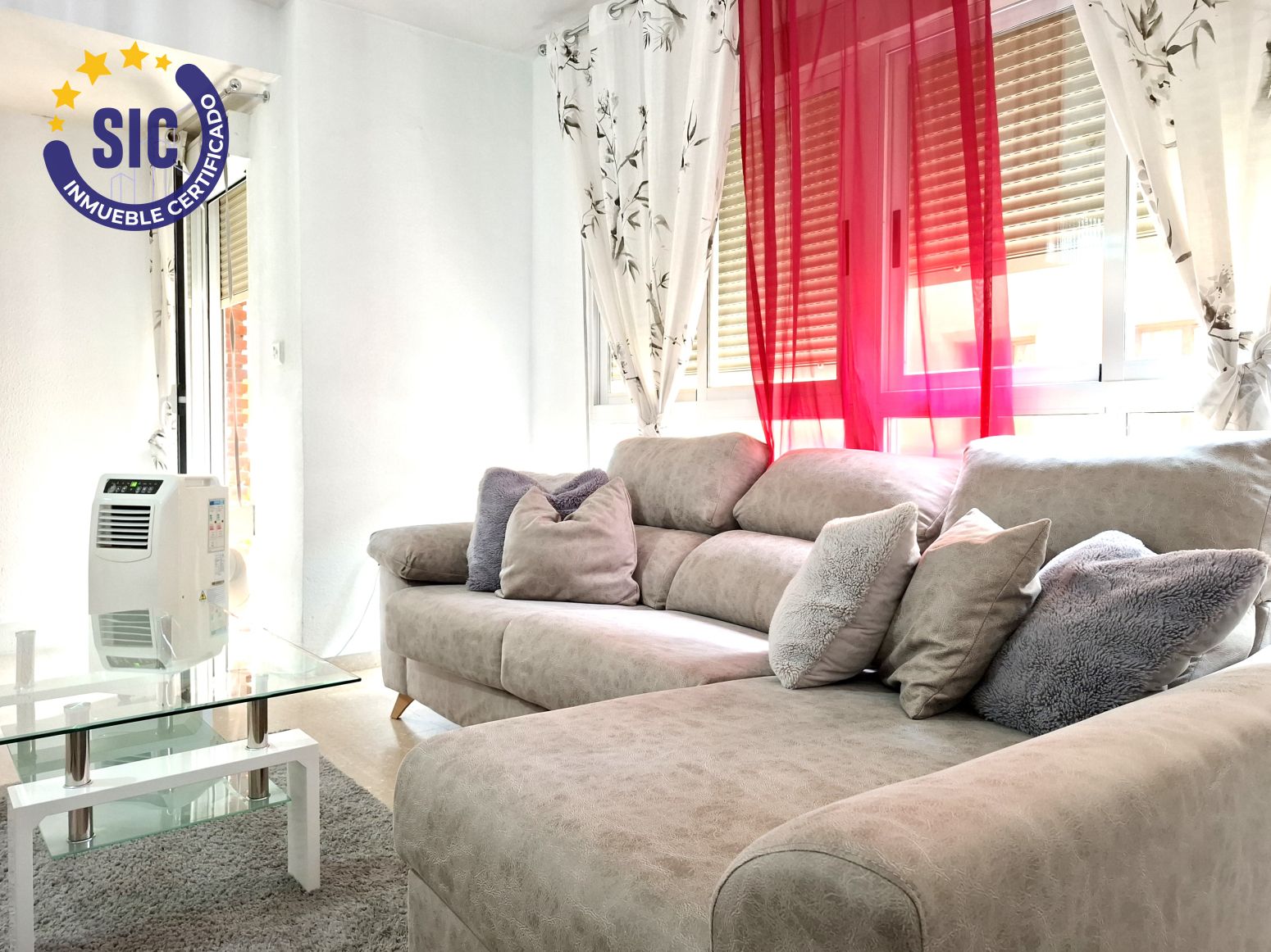 Living room of Flat for sale in Castellón de la Plana / Castelló de la Plana  with Heating, Terrace and Balcony