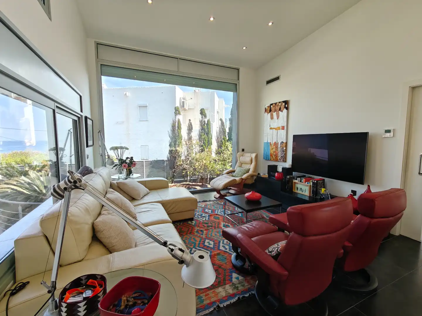 Living room of Houses for sale in El Port de la Selva  with Air Conditioner, Heating and Private garden