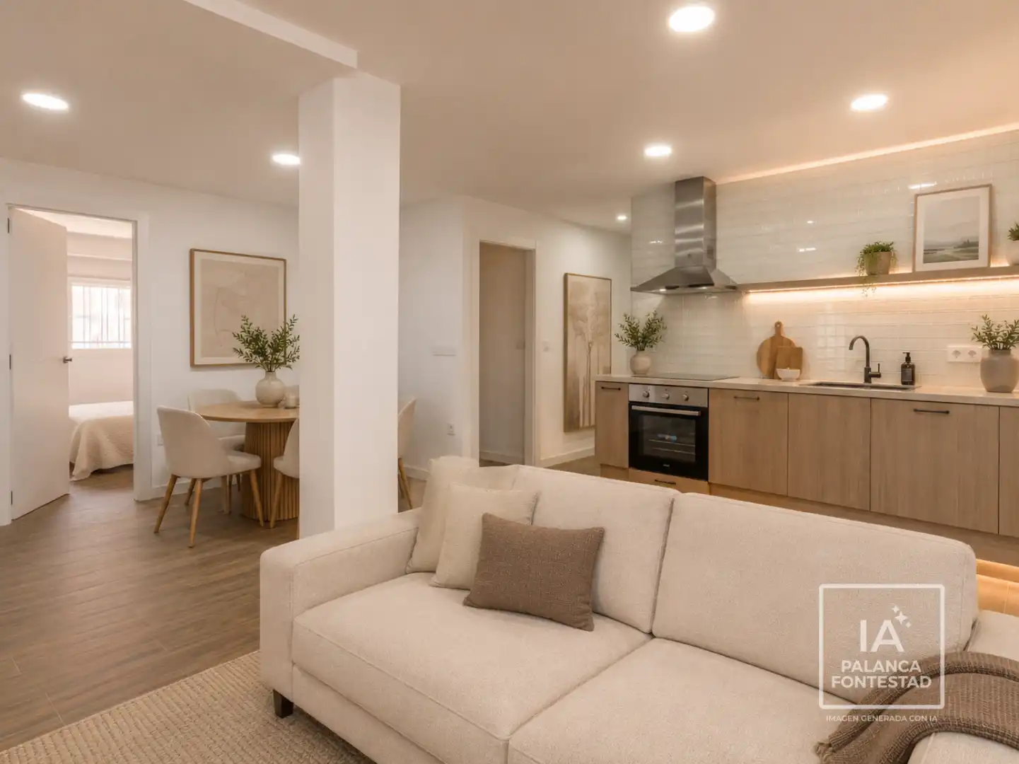Sala de estar de Piso en venta en Museros con Terraza