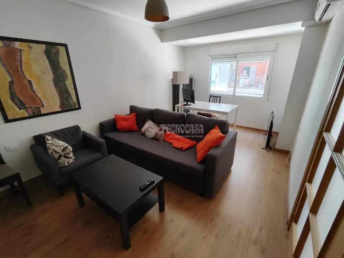 Living room of Flat for sale in Valencia  with Parquet flooring and Terrace