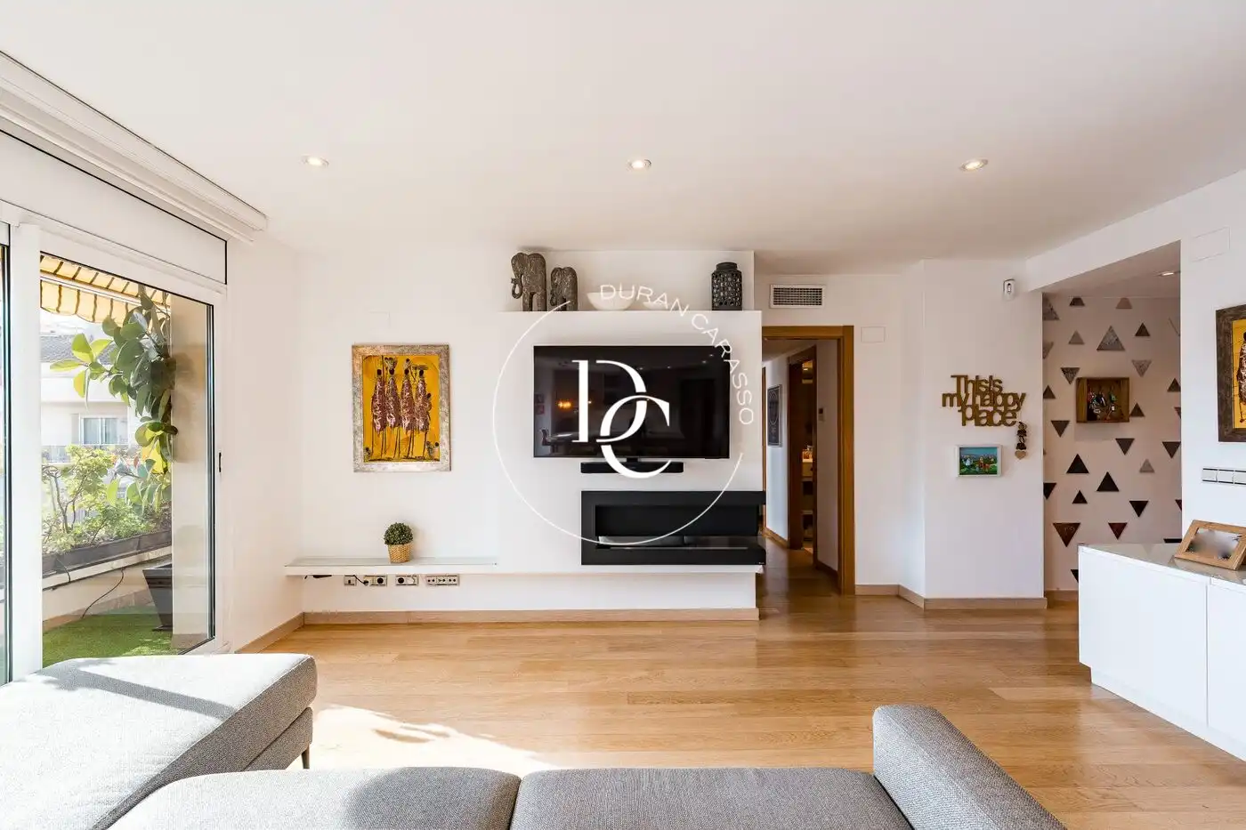 Sala de estar de Ático en venta en Vilanova i la Geltrú con Aire acondicionado, Calefacción y Trastero