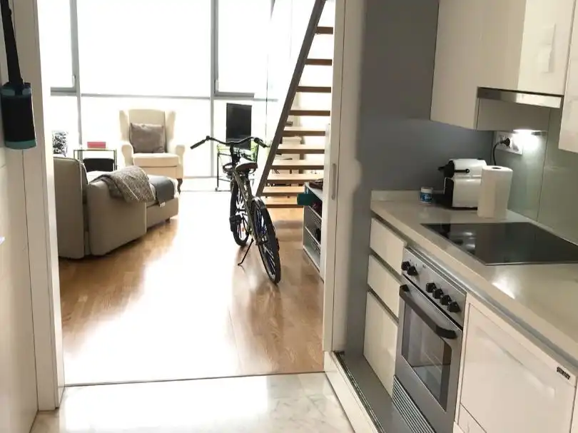 Küche von Loft zur Miete in  Valencia Capital mit Klimaanlage