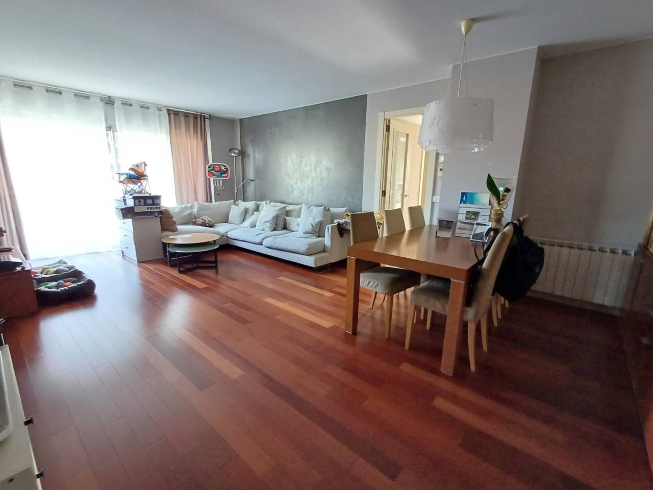 Sala d'estar de Pis en venda en Granollers amb Aire condicionat, Calefacció i Parquet