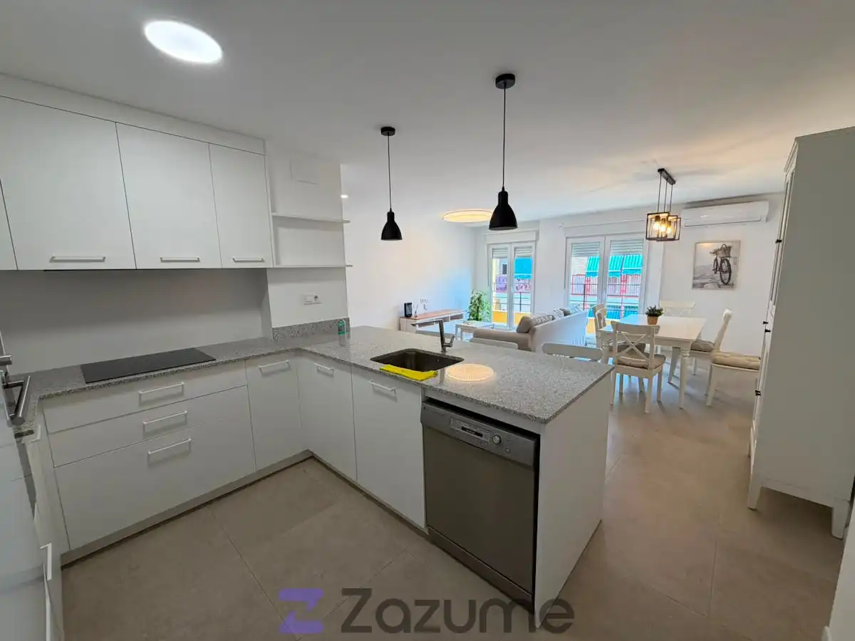 Cocina de Piso de alquiler en Catarroja con Aire acondicionado, Terraza y Amueblado