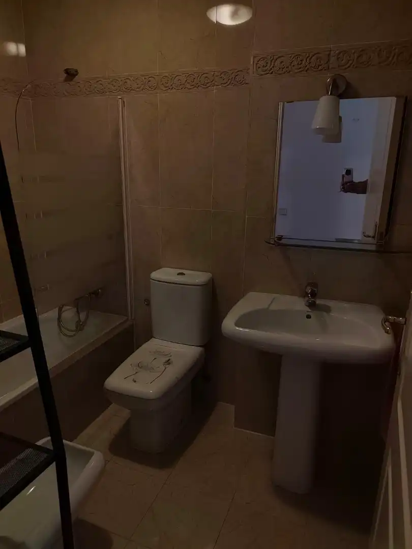 Bathroom of Flat for sale in Velilla de San Antonio  with Heating, Terrace and Furnished