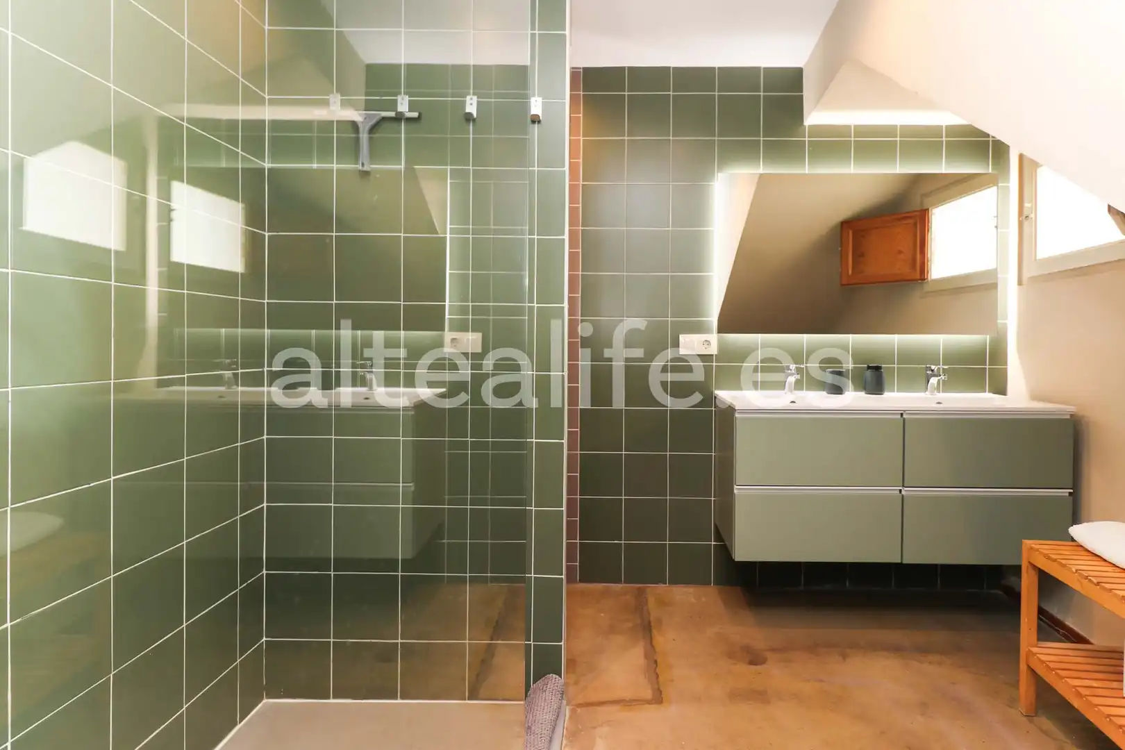 Baño de Casa adosada en venta en Altea con Aire acondicionado, Parquet y Balcón