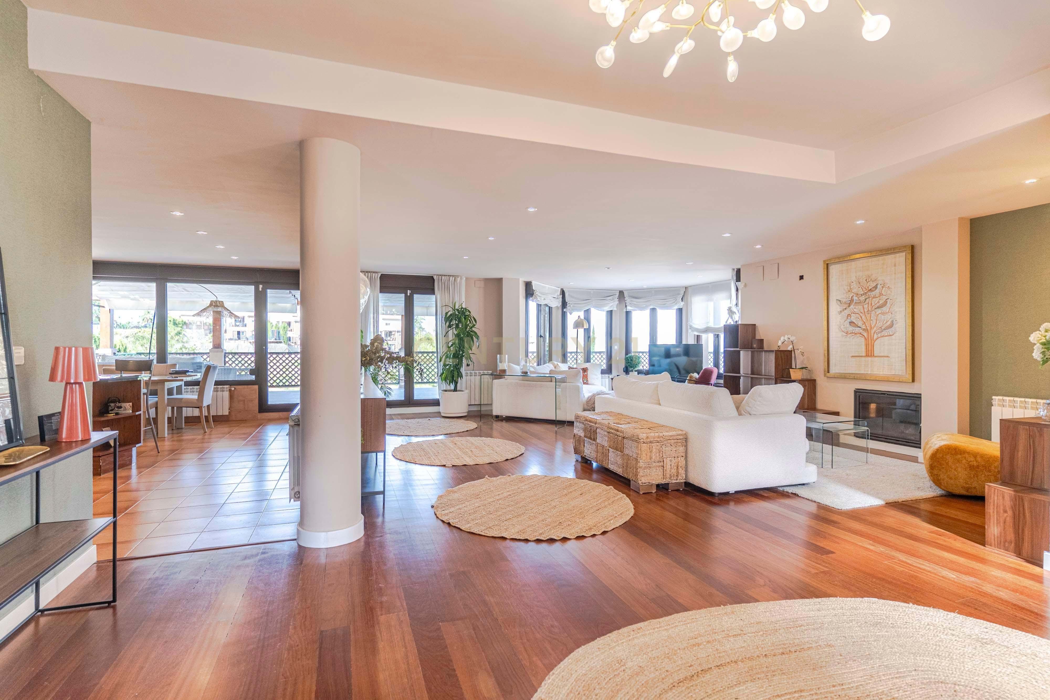 Living room of House or chalet for sale in Monachil  with Air Conditioner, Terrace and Swimming Pool