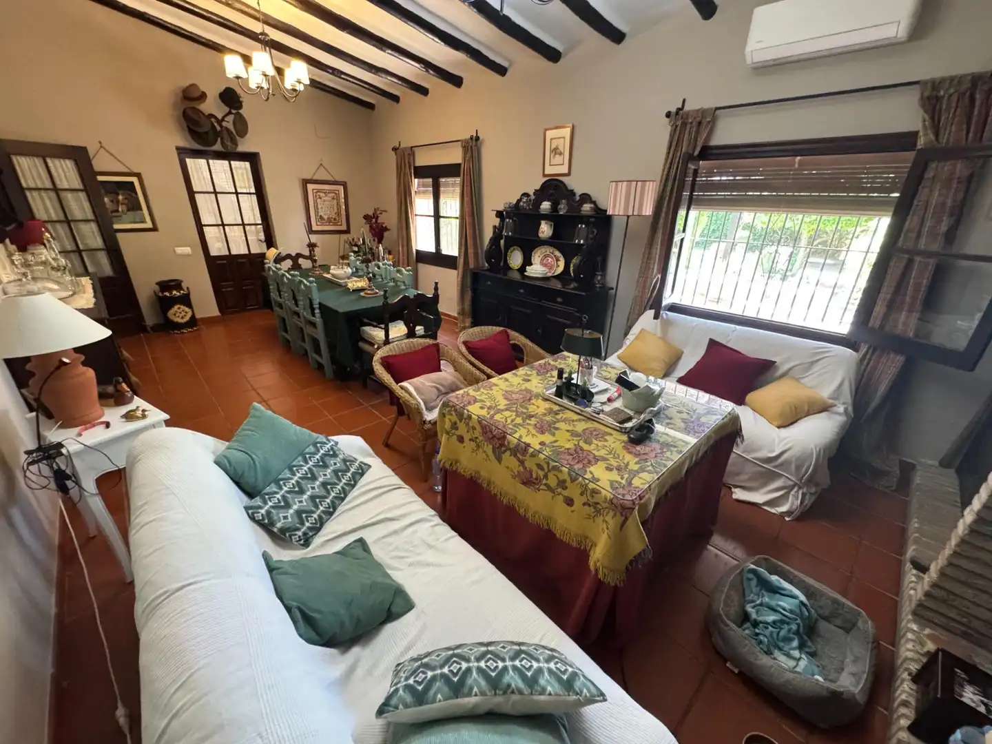 Comedor de Casa o chalet en venta en Dos Hermanas con Aire acondicionado, Jardín privado y Trastero
