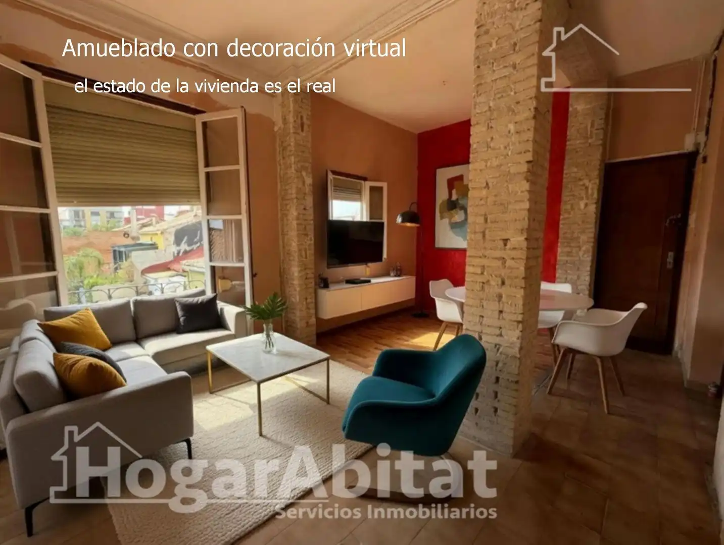Wohnzimmer von Wohnung zum Verkauf in  Valencia Capital mit Abstellraum und Balkon
