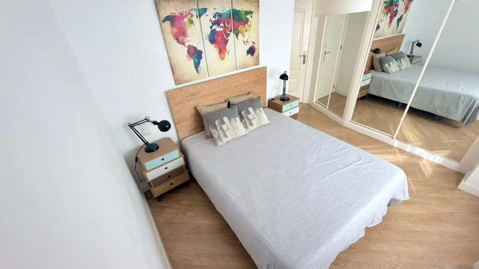 Schlafzimmer von Wohnungen zum Verkauf in Murcia mit Klimaanlage, Terrasse und Möbliert