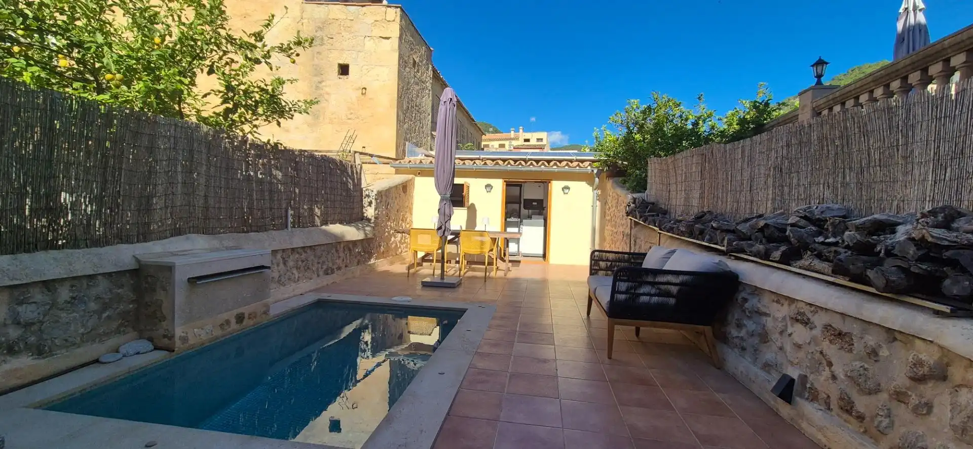 Terraza de Finca rústica en venta en Alaró con Aire acondicionado, Calefacción y Terraza