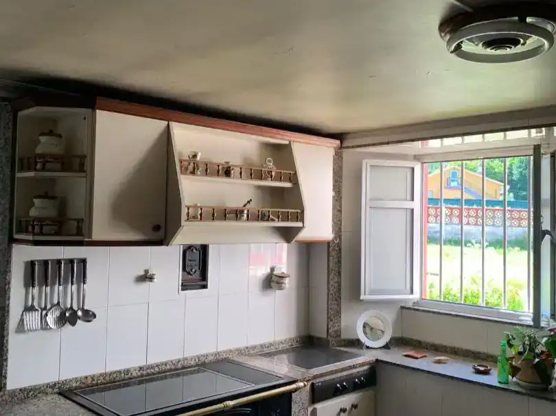 Cocina de Casa o chalet en venta en Narón con Balcón