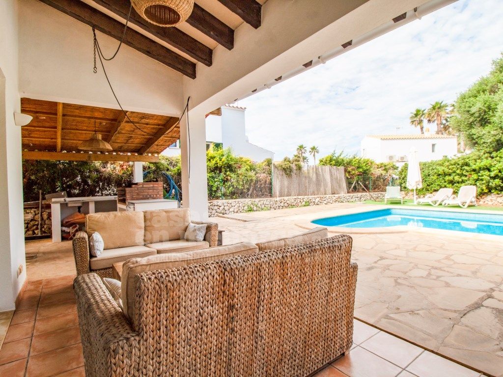 Terrace of House or chalet for sale in Sant Lluís  with Air Conditioner, Heating and Private garden