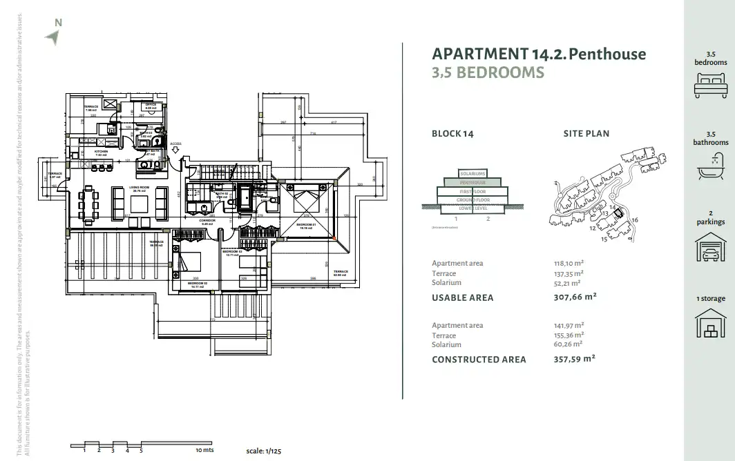 Penthouse mit Terrasse zum Verkauf in Benahavís pueblo, imagen 15