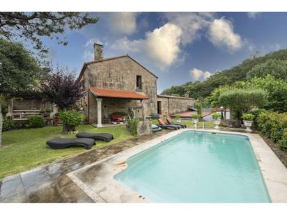 Garden of House or chalet to rent in Brión  with Private garden, Terrace and Swimming Pool
