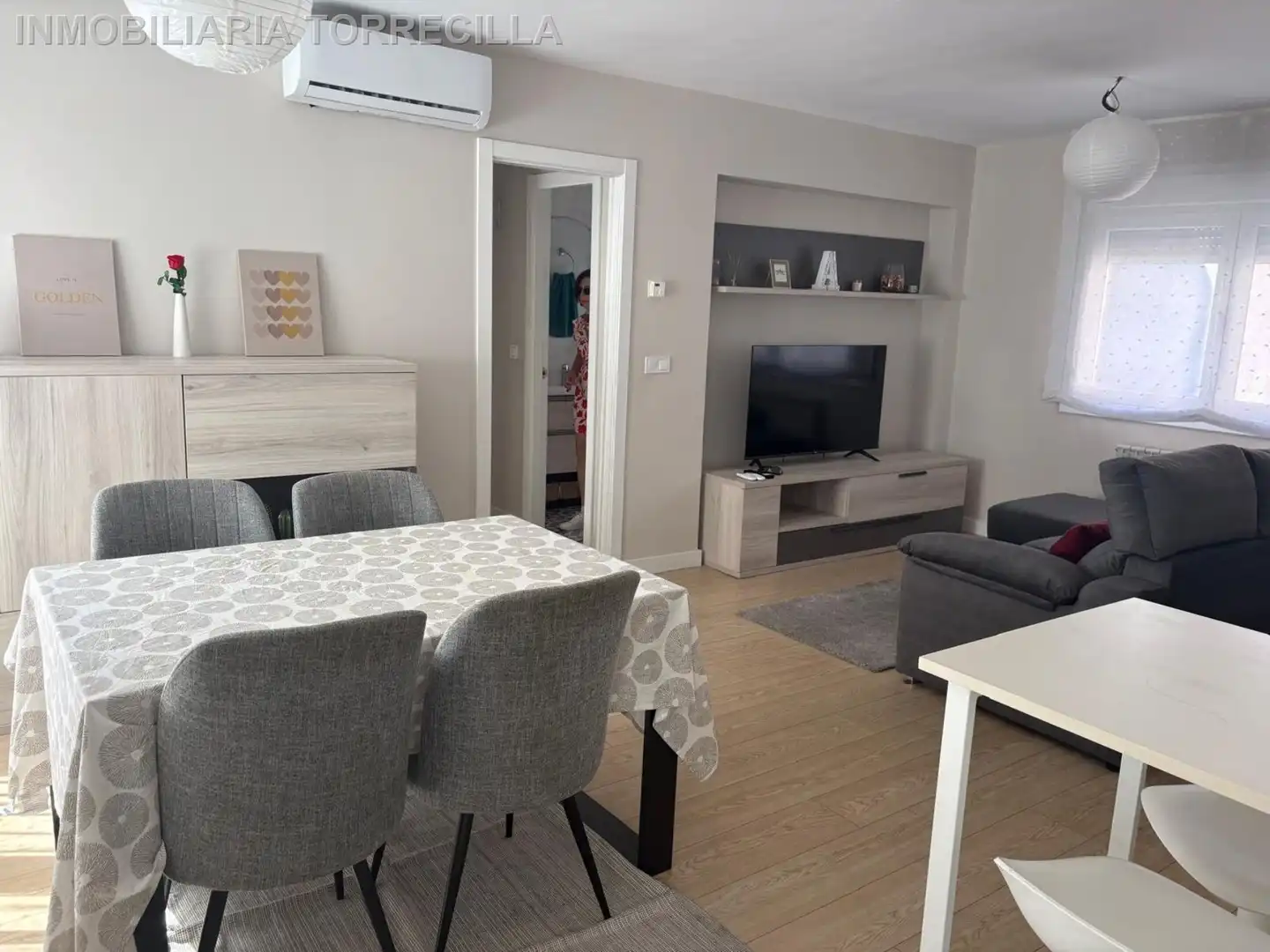 Wohnzimmer von Wohnung zur Miete in Valladolid mit Klimaanlage, Heizung und Möbliert