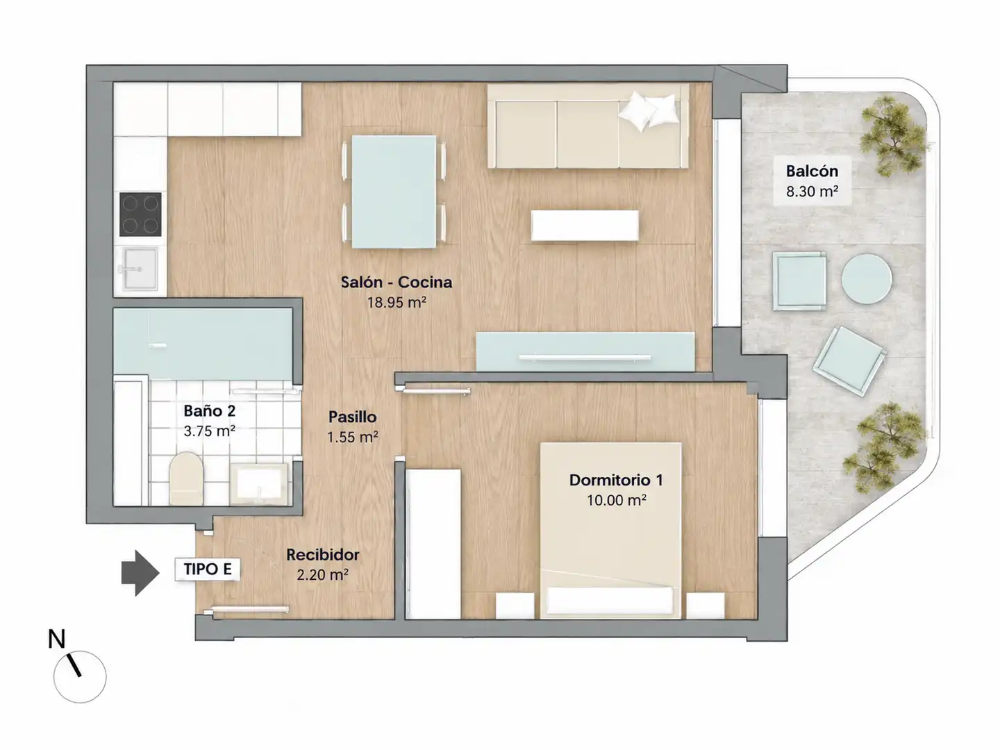 Estudio con piscina en venta en Pedanías Este, imagen 7