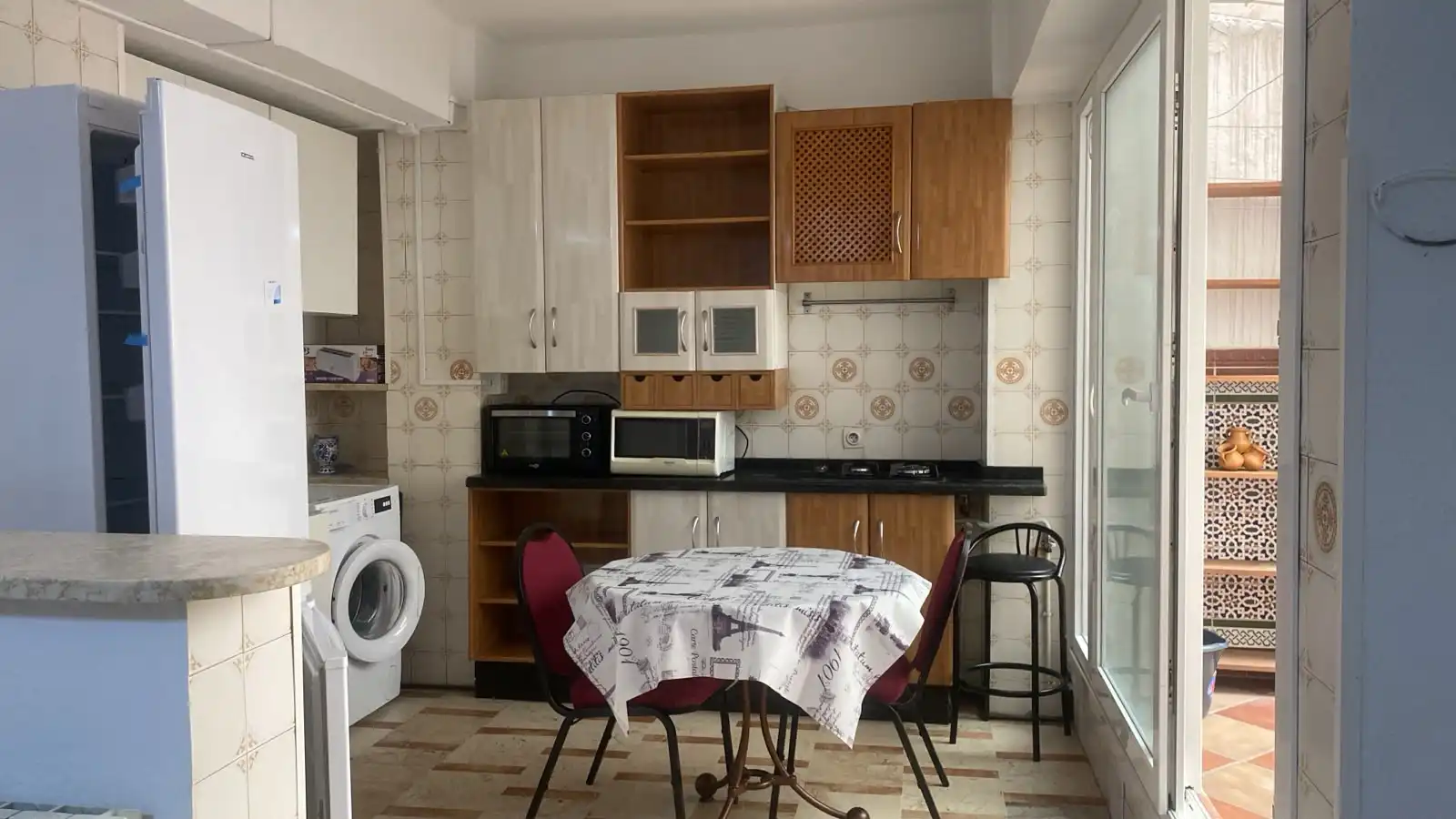 Küche von Wohnung zur Miete in Granada mit Heizung, Möbliert und Waschmaschine