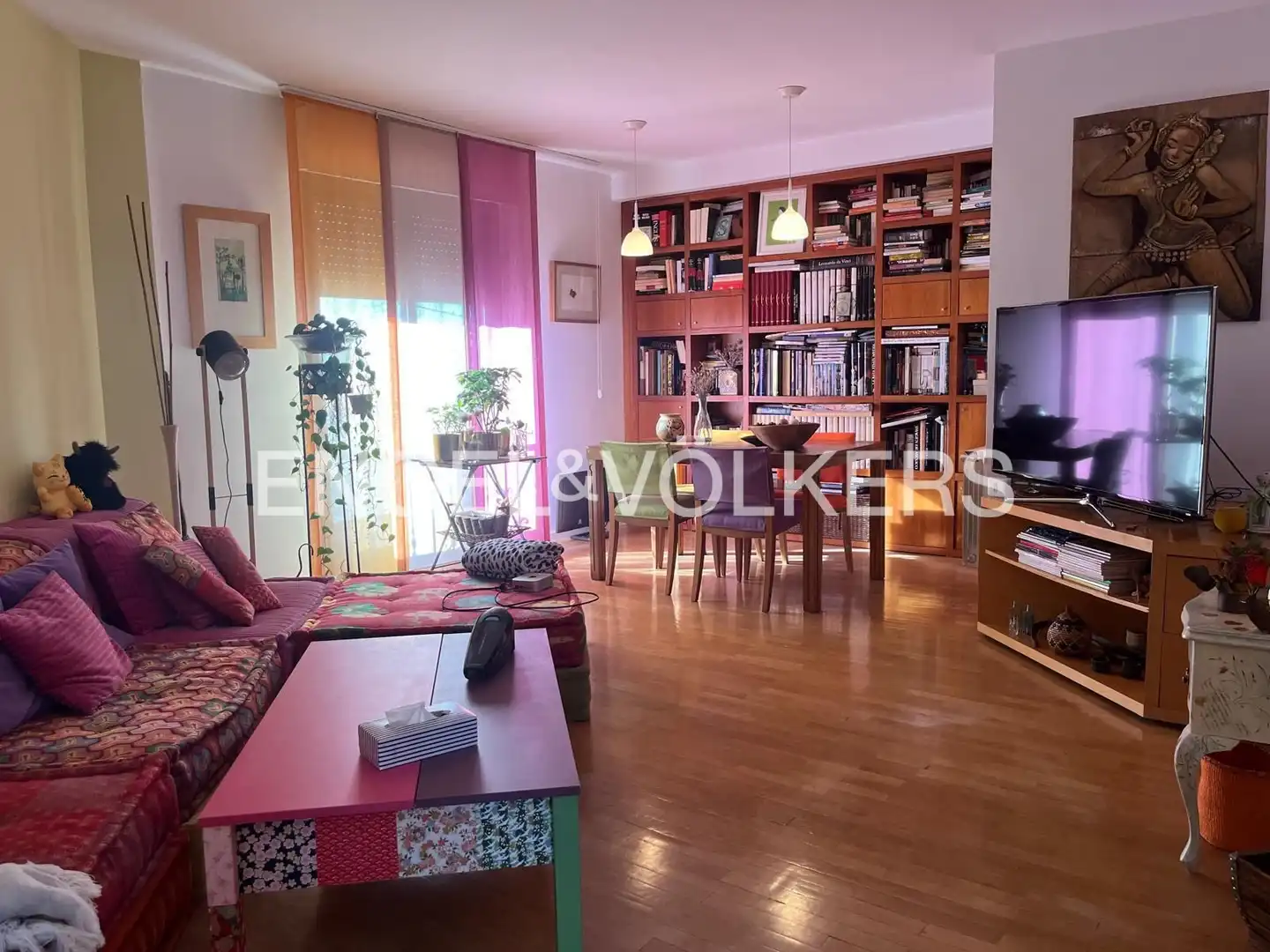 Sala de estar de Ático en venta en Carabanchel