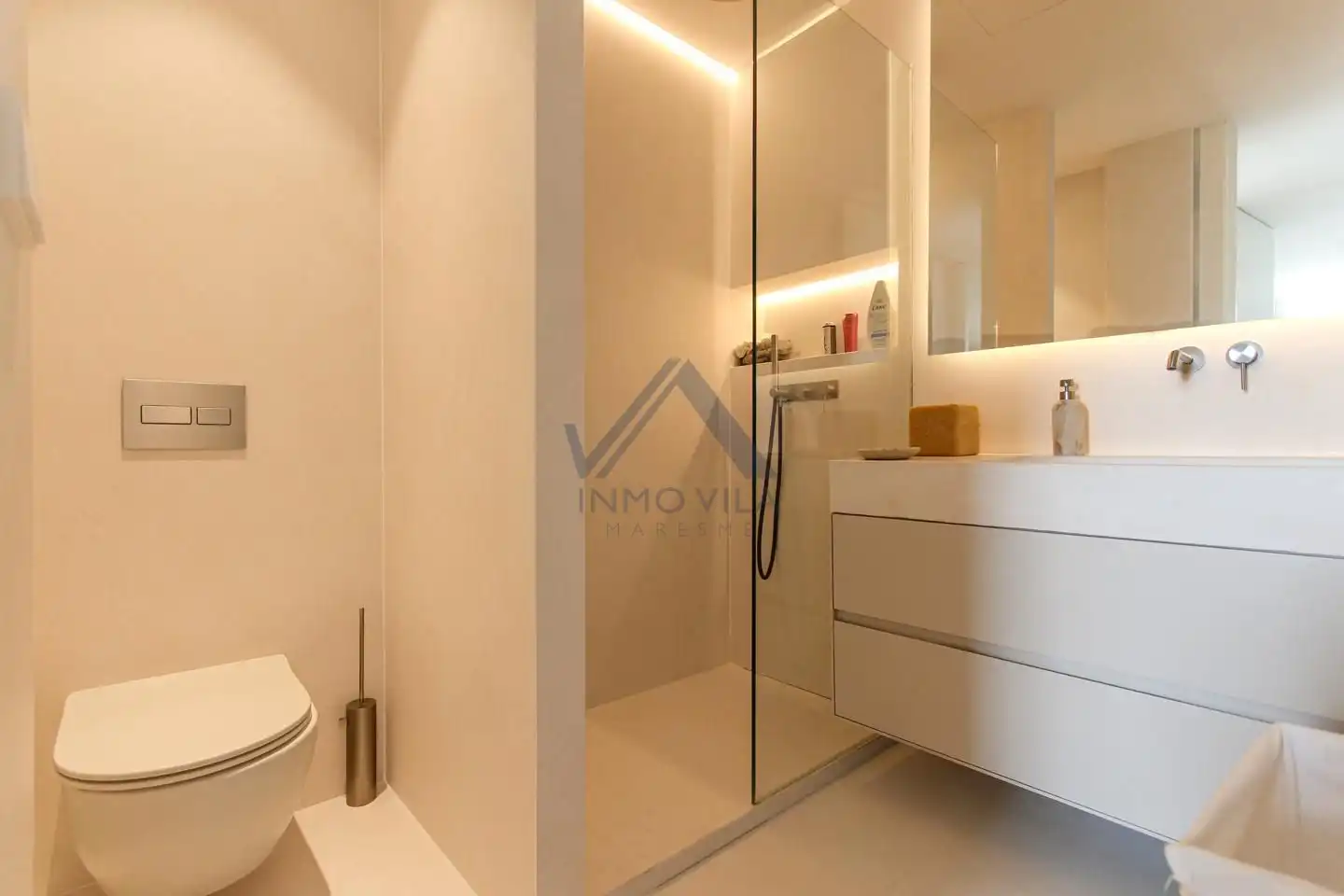 Badezimmer von Haus oder Chalet zum Verkauf in Sant Vicenç de Montalt mit Klimaanlage, Privatgarten und Terrasse