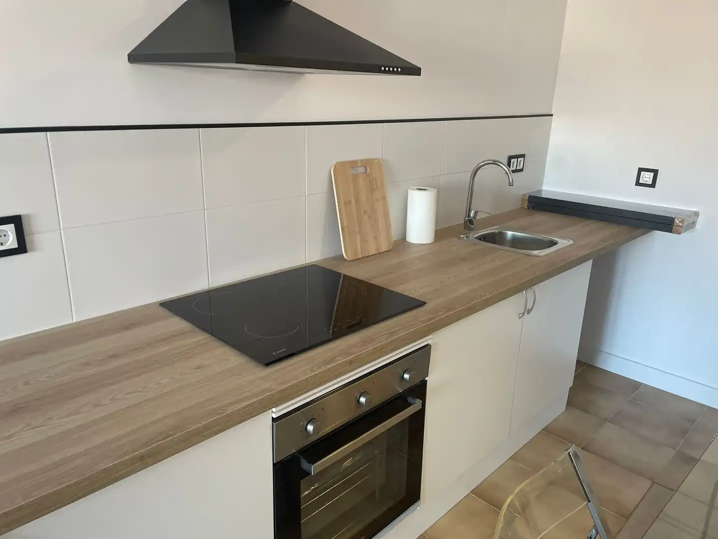Cocina de Ático de alquiler en Tarragona con Aire acondicionado, Calefacción y Parquet