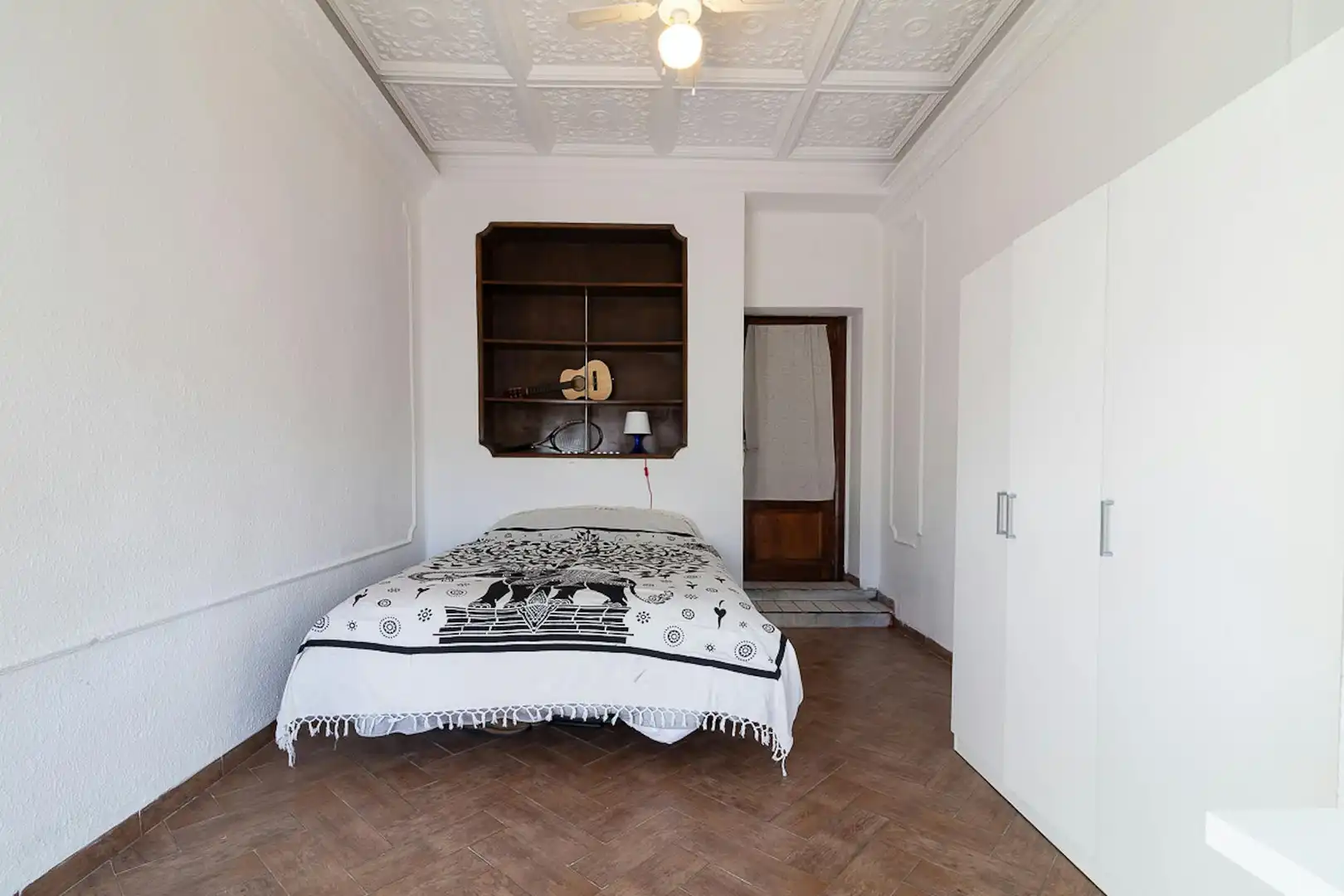 Bedroom of Flat for share in Valencia  with Air Conditioner, Heating and Furnished