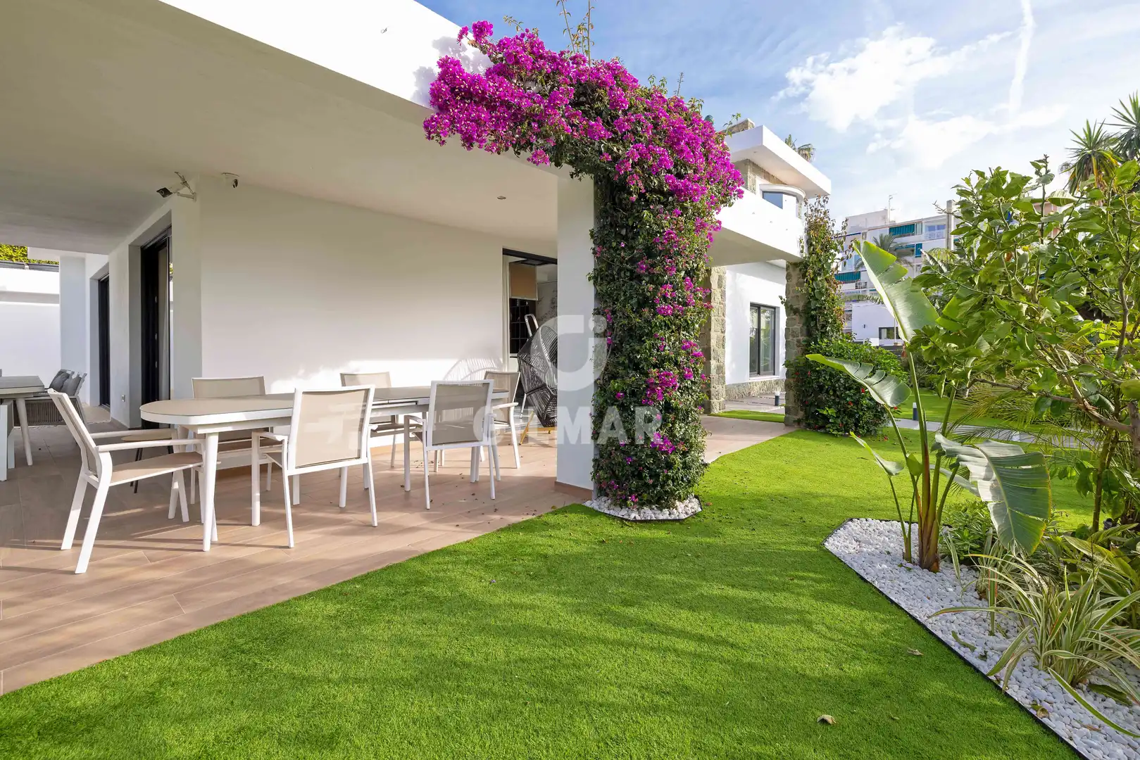 Garden of Houses for sale in Benalmádena  with Heating, Private garden and Swimming Pool