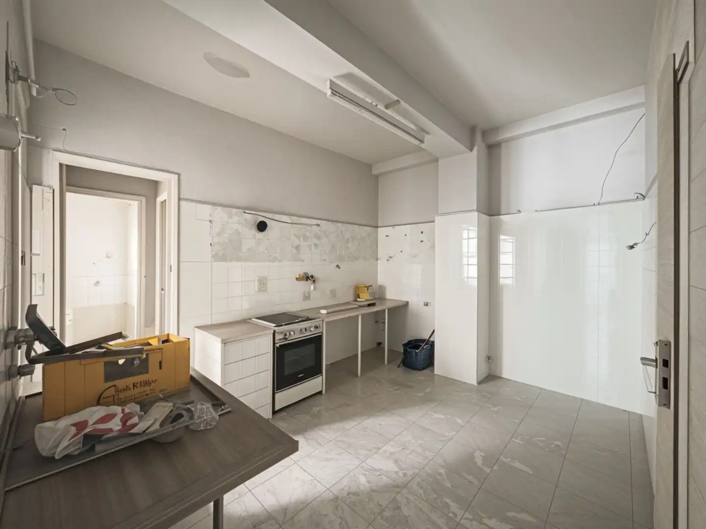Kitchen of Flat for sale in Zaragoza  with Heating, Terrace and Storage room