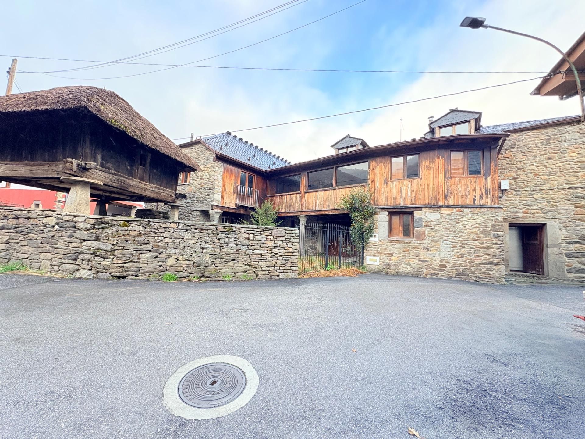 Exterior view of House or chalet for sale in Villablino