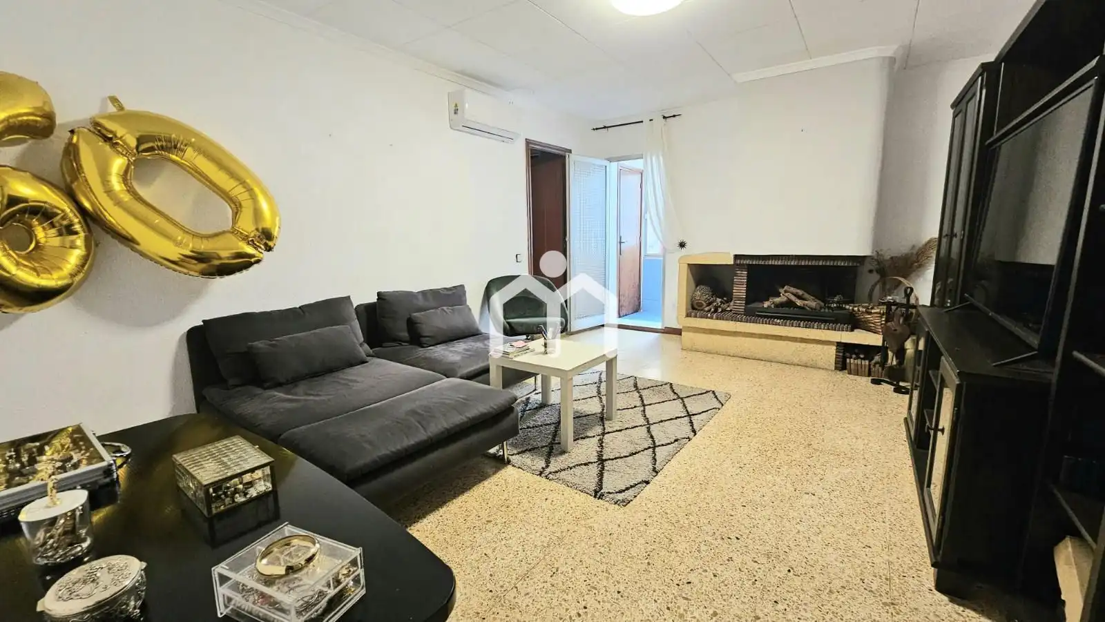 Sala de estar de Ático en venta en Montgat con Aire acondicionado y Calefacción