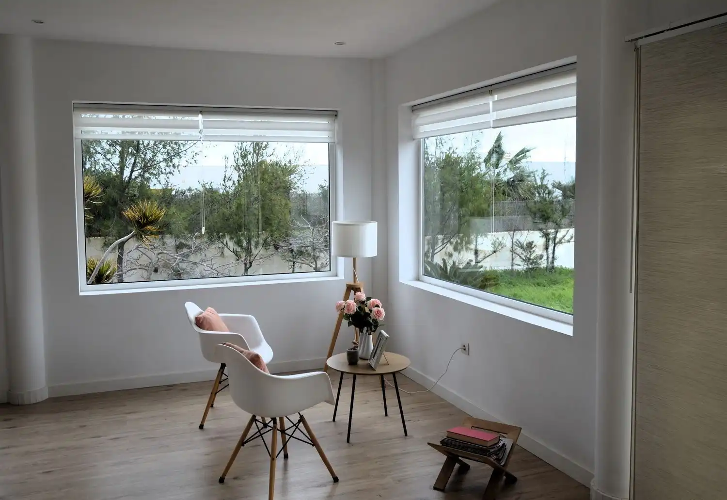 Sala d'estar de Casa o xalet en venda en La Oliva amb Aire condicionat, Jardí privat i Terrassa