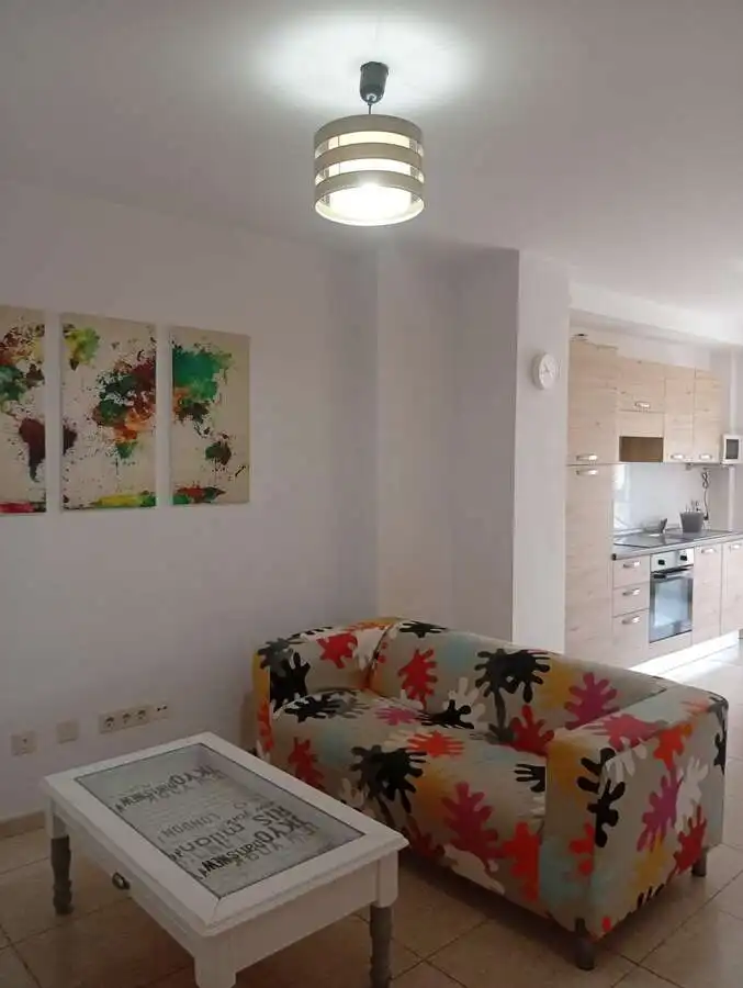 Sala de estar de Piso en venta en Santa Lucía de Tirajana con Amueblado