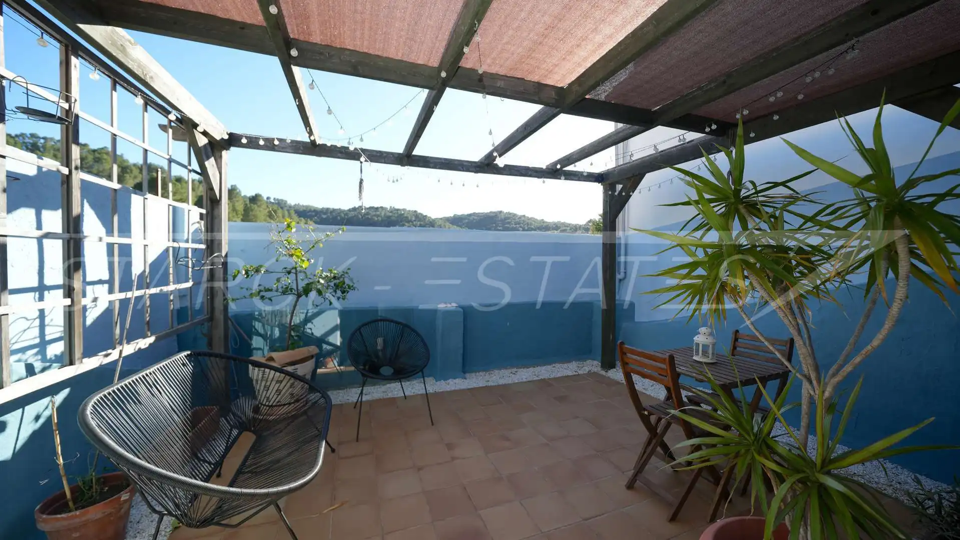 Terraza de Casa adosada en venta en Benidoleig