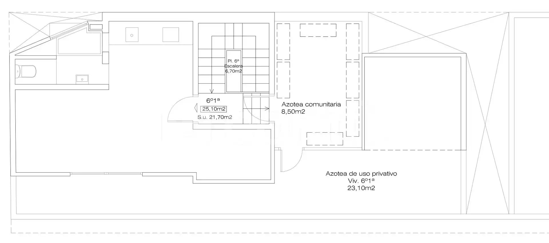 Dachboden zum Verkauf in Barcelona mit Balkon