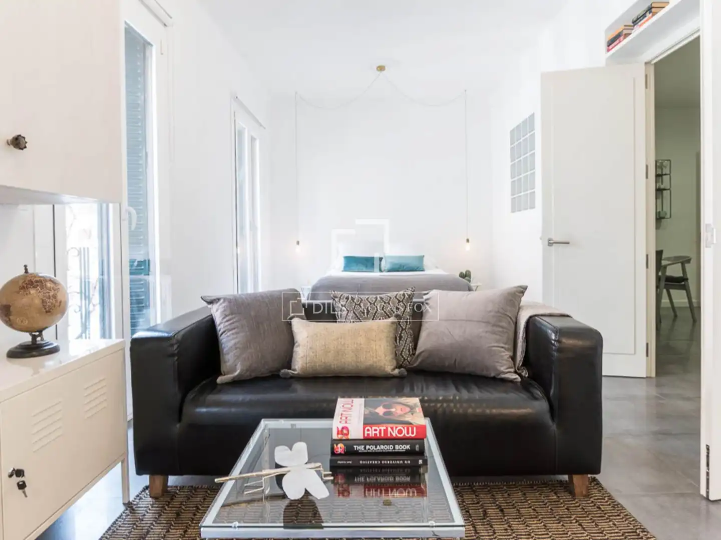 Living room of Flat for rent in Ribera del Fresno  with Air Conditioner