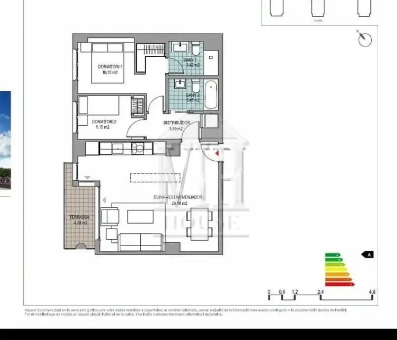 Piso en venta en Badalona con Aire acondicionado, Calefacción y Parquet