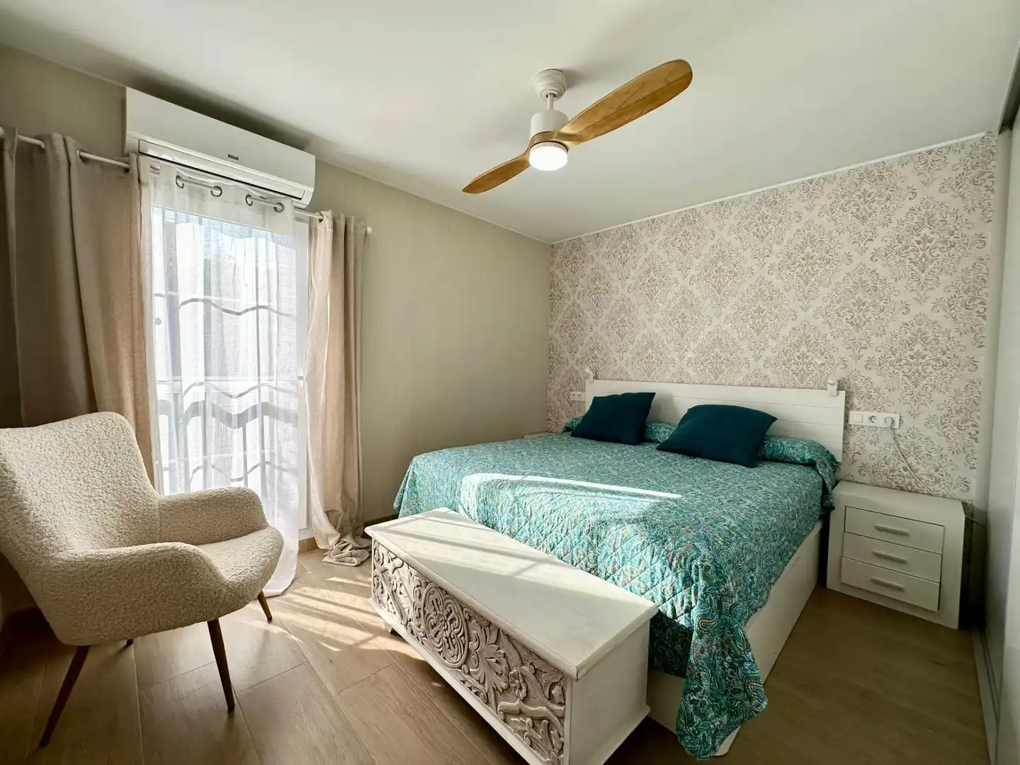 Bedroom of Detached homes for sale in Roquetas de Mar  with Air Conditioner, Heating and Furnished