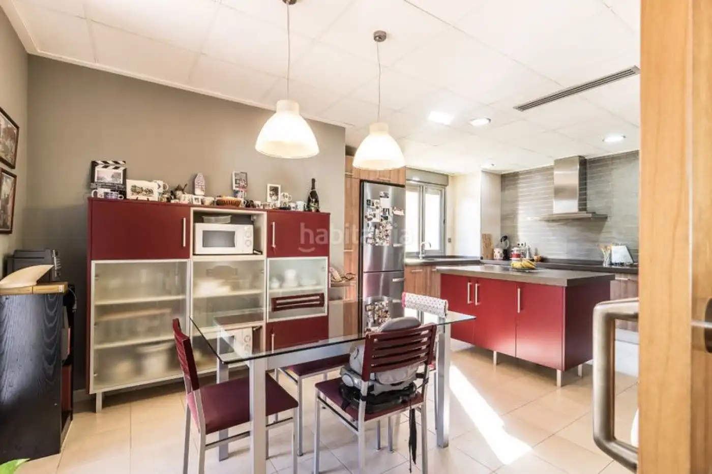 Kitchen of Houses for sale in L'Alcúdia  with Air Conditioner, Private garden and Parquet flooring